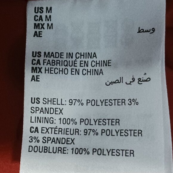 Bar III Sweetheart Neckline Brick Orange/Multi Floral Patchwork Mini Dress, M - Picture 11 of 14